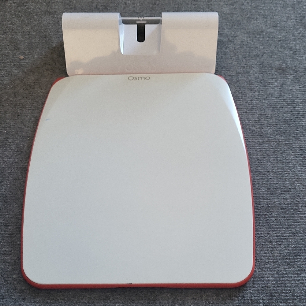 Osmo Base White and Red Tablet Base For Ipad.  Osmo White Board